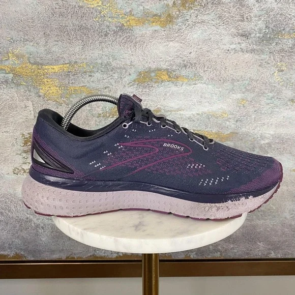Brooks Glycerin 19 Shoes Womens Size 10.5 Purple Running Sneakers 1203431B572 - Picture 6 of 11
